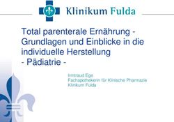 Total parenterale Ern&auml;hrung - Grundlagen und Einblicke in die individuelle Herstellung - P&auml;diatrie - Irmtraud Ege Fachapothekerin f&uuml;r Klinische ...