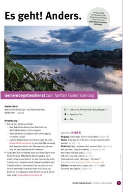 Es geht! Anders - Fastenaktion-Misereor.de