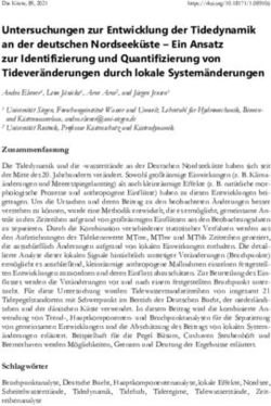 Untersuchungen zur Entwicklung der Tidedynamik an der deutschen Nordseek&uuml;ste - Ein Ansatz zur Identifizierung und Quantifizierung von ...