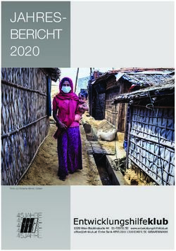 JAHRES-BERICHT 2020 - Entwicklungshilfeklub