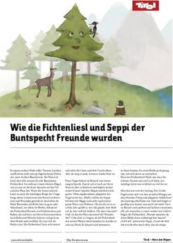 Wie die Fichtenliesl und Seppi der Buntspecht Freunde wurden