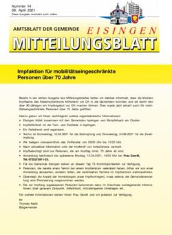 Impfaktion für mobilitätseingeschränkte Personen über 70 Jahre