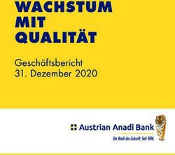 WACHSTUM MIT QUALITÄT - Geschäftsbericht 31. Dezember 2020 - OAM Issuer Info
