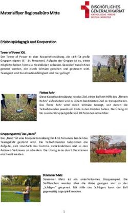 Materialflyer Regionalb&uuml;ro Mitte Erlebnisp&auml;dagogik und Kooperation - Bistum M&uuml;nster