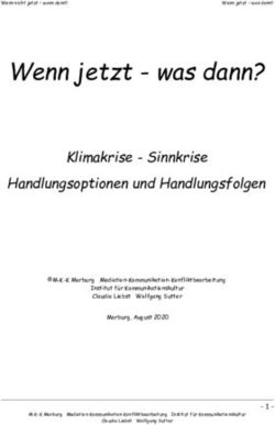 Wenn jetzt - was dann? - Klimakrise - Sinnkrise Handlungsoptionen und Handlungsfolgen