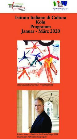 Istituto Italiano di Cultura K&ouml;ln - Programm Januar - M&auml;rz 2020 - IIC Colonia