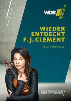WIEDER ENTDECKT F. J. CLEMENT - FR 12. Oktober 2018 - WDR