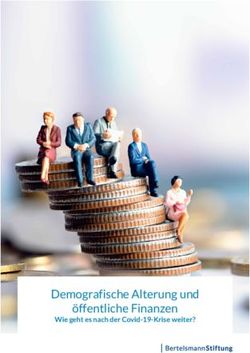 Demografische Alterung und &ouml;ffentliche Finanzen - Wie geht es nach der Covid-19-Krise weiter?