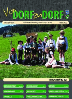 DORFDORF DORFDORF - Gemeinde Schwendau