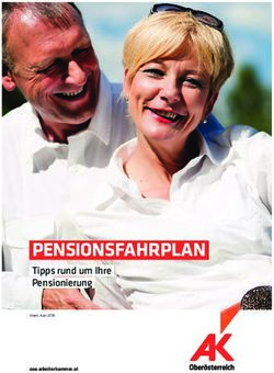 PENSIONSFAHRPLAN Tipps rund um Ihre Pensionierung - Arbeiterkammer