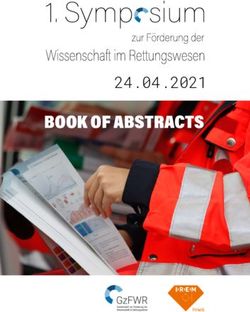 BOOK OF ABSTRACTS 24.04.2021 - Deutsche Gesellschaft f&uuml;r ...