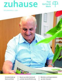 DAS MAGAZIN 2 | 2021 - Verabschiedung Eberhard Roth Neues aus dem Vorstand und der Gesch&auml;ftsf&uuml;hrung - Paul-Gerhardt-Werk eV