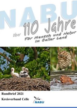 Rundbrief 2021 Kreisverband Celle - NABU Kreisverband Celle eV