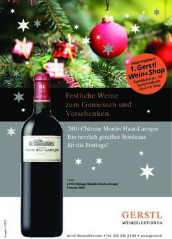 Festliche Weine zum Geniessen und Verschenken - 2010 Ch&acirc;teau Moulin Haut-Laroque Ein herrlich gereifter Bordeaux f&uuml;r die Festtage! - Gerstl ...