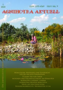 Agnihotra Aktuell - Homa-Hof-Heiligenberg