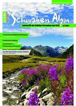 Zeitschrift der Sektion Schwaben des DAV 4 / 2021