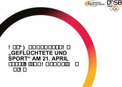 NETZWERKTREFFEN "GEFL&Uuml;CHTETE UND SPORT" AM 21. APRIL - DOSB