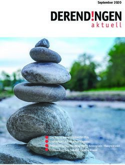 September 2020 - Ein Tag in der KITAHAUSVIVA Unihockey in Zeiten von Corona Informationen zum Bauprojekt Kreuzplatz / Hauptstrasse Donnschtig-Jass ...