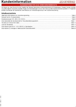 Kundeninformation - Generali