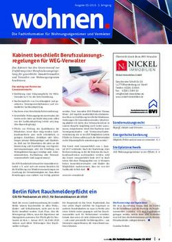 Kabinett beschlie&szlig;t Berufszulassungs-regelungen f&uuml;r WEG-Verwalter