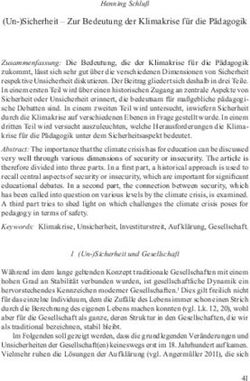 (Un-)Sicherheit - Zur Bedeutung der Klimakrise f&uuml;r die P&auml;dagogik - Ingenta ...