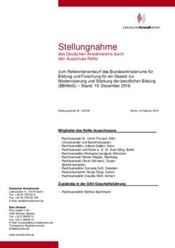 Stellungnahme - Bundesministerium f&uuml;r Bildung und Forschung