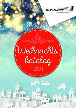 Weihnachts-katalog 2021 - ancora Verlagsservice