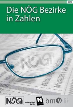 Die NÖG Bezirke in Zahlen - NÖ Grenzland