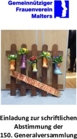 Einladung zur schriftlichen Abstimmung der 150. Generalversammlung