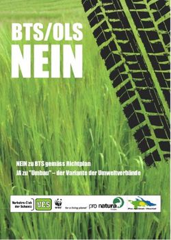 NEIN zu BTS gemäss Richtplan JA zu "Umbau" - der Variante der Umweltverbände - BTS-OLS Nein!