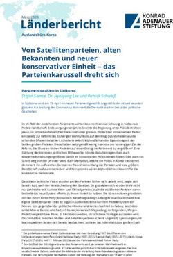 Von Satellitenparteien, alten Bekannten und neuer konservativer Einheit - das Parteienkarussell dreht sich - Konrad-Adenauer-Stiftung