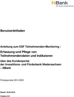 Benutzerleitfaden Erfassung und Pflege von Teilnehmendendaten und Indikatoren - Anleitung zum ESF Teilnehmenden-Monitoring : über das Kundenportal ...