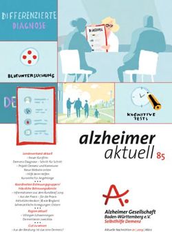 Alzheimer aktuell - Alzheimer Gesellschaft Baden-W&uuml;rttemberg eV