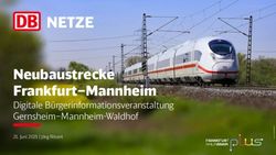 Neubaustrecke Frankfurt-Mannheim - Digitale B&uuml;rgerinformationsveranstaltung Gernsheim-Mannheim-Waldhof - Neubaustrecke Frankfurt-Mannheim