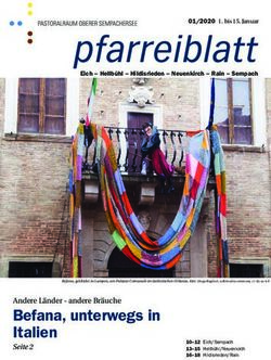 Befana, unterwegs in Italien - Andere L&auml;nder - andere Br&auml;uche - Pfarrei Eich