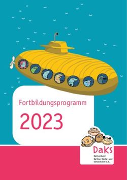 2023 FORTBILDUNGSPROGRAMM - DAKS BERLIN