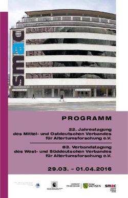 29.03 01.04.2016 22. Jahrestagung des Mittel- und Ostdeutschen Verbandes f&uuml;r Altertumsforschung e.V. 83. Verbandstagung des West- und ...