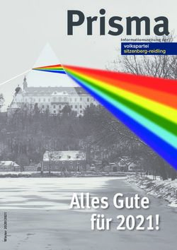Alles Gute für 2021! - PrismaInformationszeitung der - Sitzenberg ...