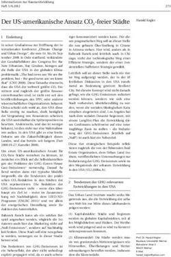 Der US-amerikanische Ansatz CO2-freier St&auml;dte - BBSR