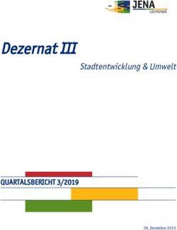 Dezernat III Stadtentwicklung & Umwelt - Jena Statistik