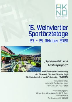 Weinviertler Sportärztetage - 25. Oktober 2020 - Dr. Gunther Leeb