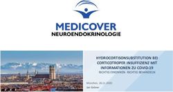 HYDROCORTISONSUBSTITUTION BEI CORTICOTROPER INSUFFIZIENZ MIT INFORMATIONEN ZU COVID-19 - RICHTIG ERKENNEN-RICHTIG BEHANDELN