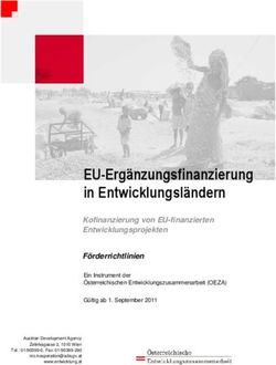 EU-Erg&auml;nzungsfinanzierung in Entwicklungsl&auml;ndern - Kofinanzierung von EU-finanzierten Entwicklungsprojekten F&ouml;rderrichtlinien