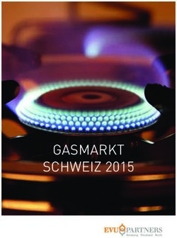 GASMARKT SCHWEIZ 2015 - EVU Partners