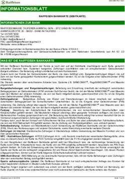 INFORMATIONSBLATT - Raiffeisen