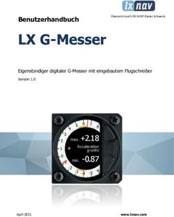 LX G-MESSER BENUTZERHANDBUCH - EIGENST&Auml;NDIGER DIGITALER G-MESSER MIT EINGEBAUTEM FLUGSCHREIBER - LXNAV