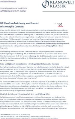 BR Klassik Aufzeichnung von Konzert mit Amaryllis Quartett