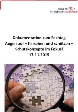 Dokumentation zum Fachtag Augen auf - hinsehen und sch&uuml;tzen - Schutzkonzepte im Fokus! 17.11.2015