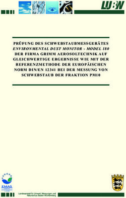 ENVIRONMENTAL DUST MONITOR - MODEL 180 - PRÜFUNG DES SCHWEBSTAUBMESSGERÄTES