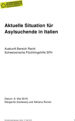 Aktuelle Situation f&uuml;r Asylsuchende in Italien - Auskunft Bereich Recht Schweizerische Fl&uuml;chtlingshilfe SFH